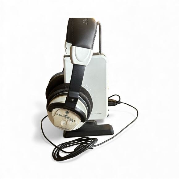 Turtle Beach Ear Force X41 TX Digital RF Receiver Headphones Untested - Picture 2 of 3